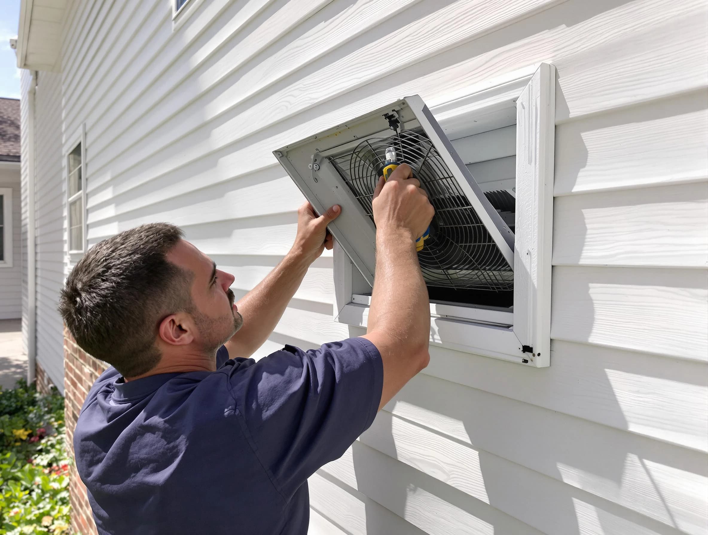 Dryer Vent Cover Replacement in Hemet